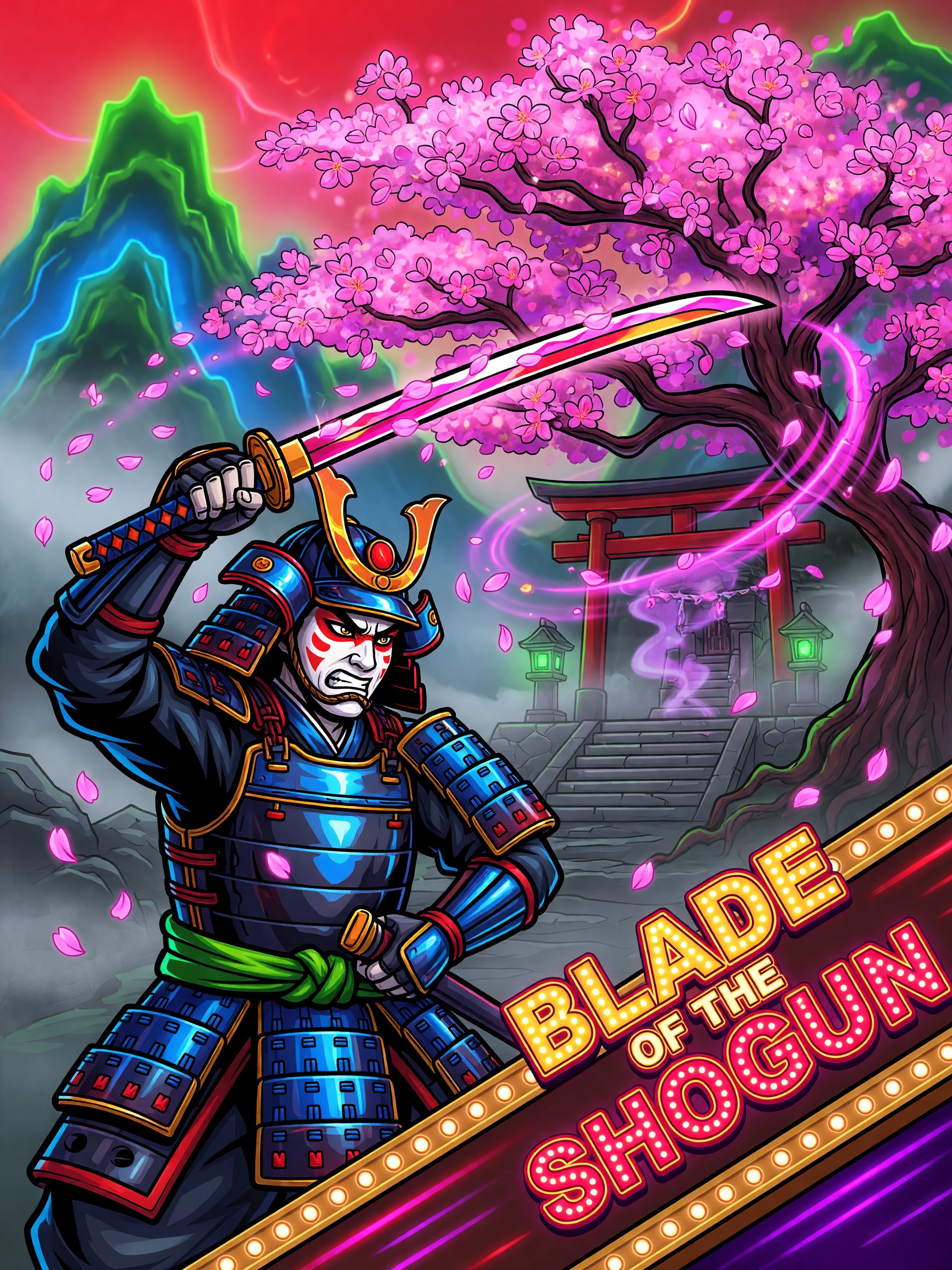 Blade of the Shogun — Samurai Honor themed game art