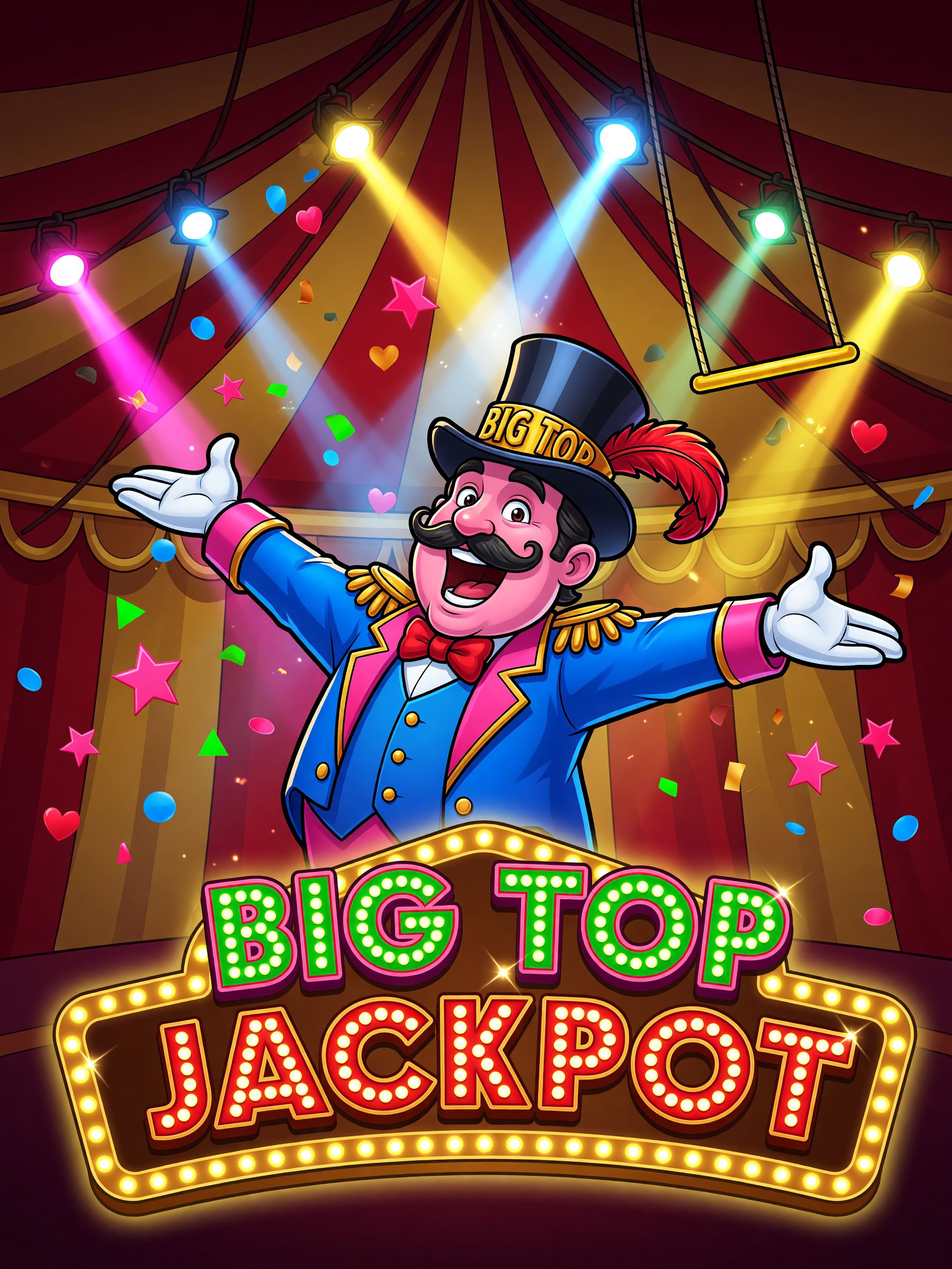 Big Top Jackpot — Carnival Lights themed game art