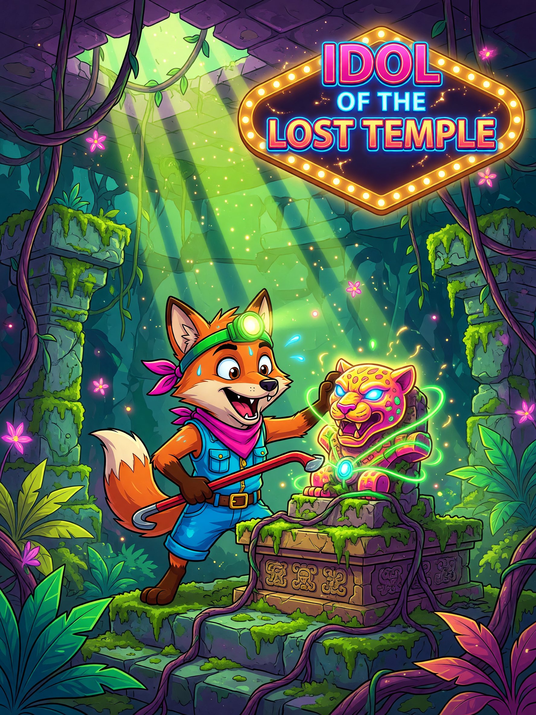 Idol of the Lost Temple — Jungle Ruins themed game art